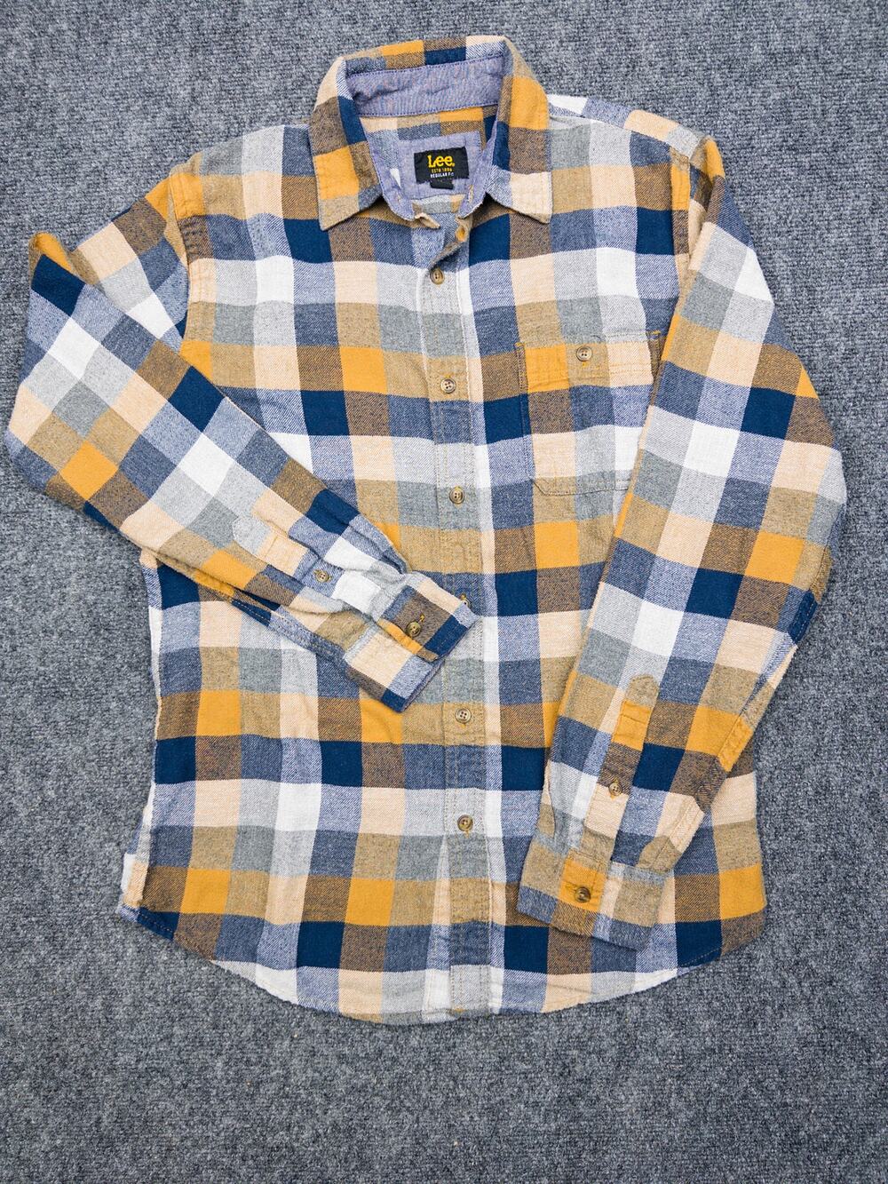 Lee Western Wear Flannel Shirt Size Small